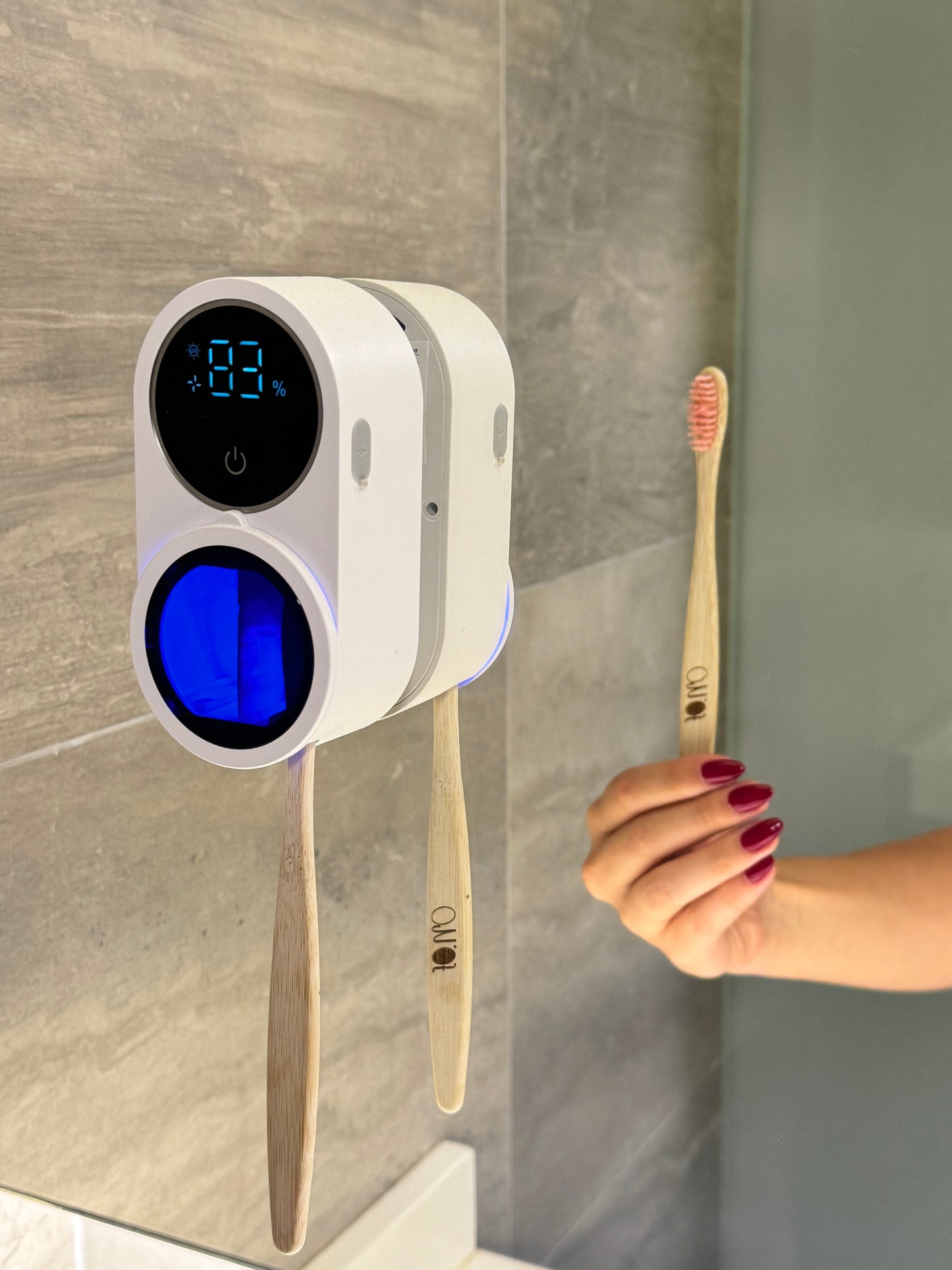 UV Toothbrush Sanitizer ( Double Brushes )