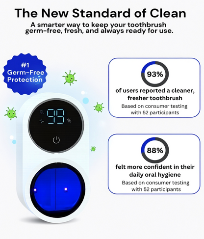 UV Toothbrush Sanitizer ( Double Brushes )
