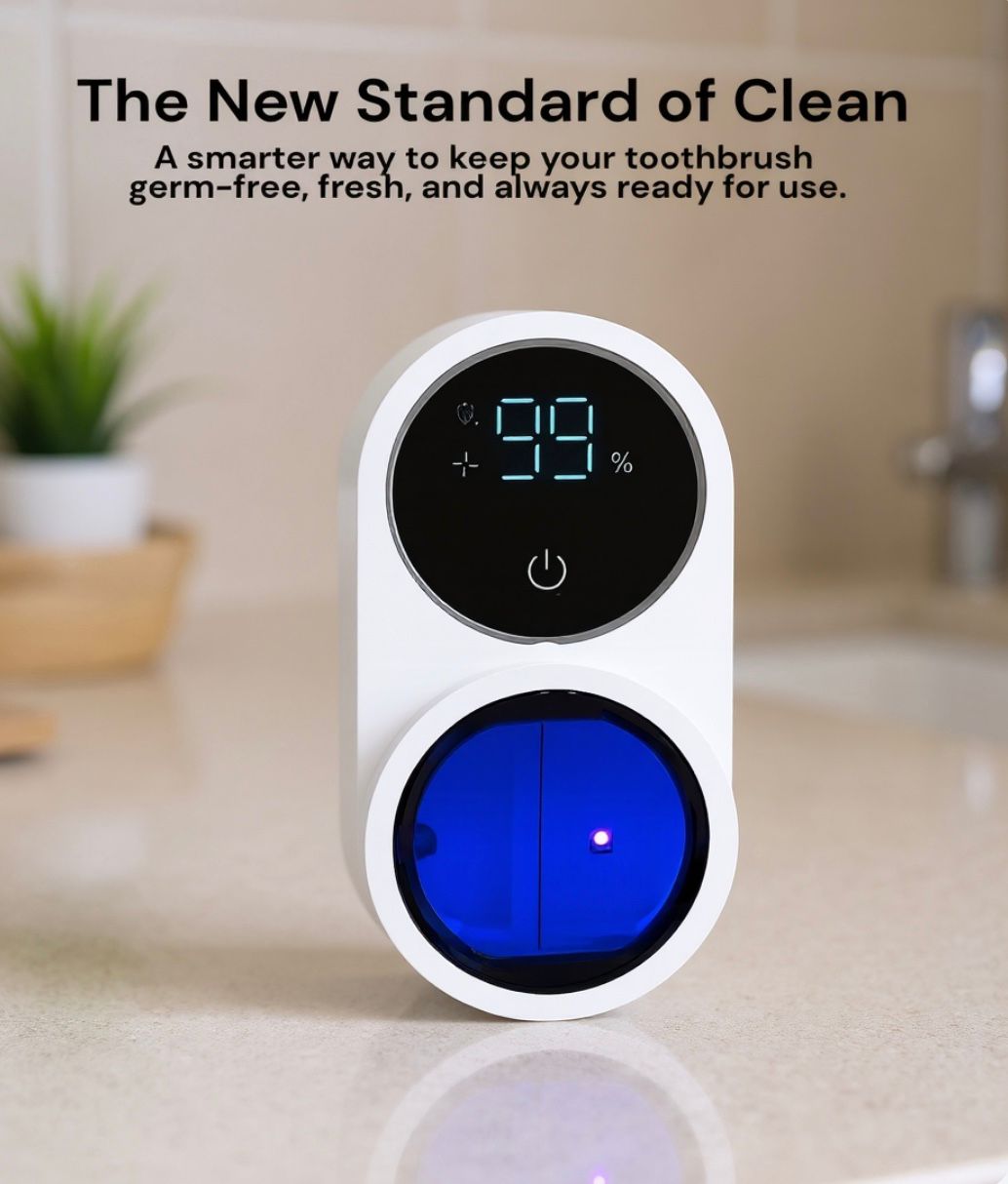 UV Toothbrush Sanitizer - 2 Toothbrushes